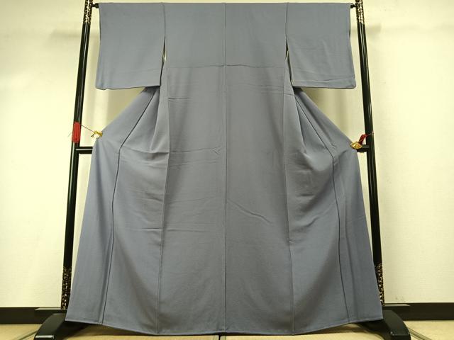 平和屋着物●上質な色無地　藤色　正絹　逸品　AABI9362fy