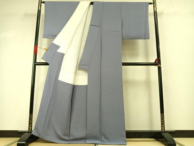 平和屋着物●上質な色無地　藤色　正絹　逸品　AABI9362fy