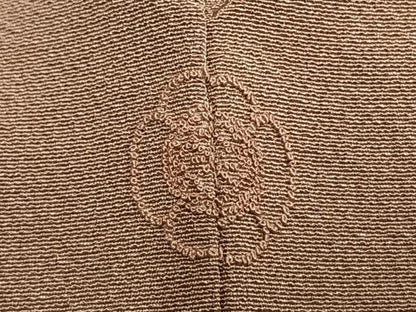 平和屋着物●上質な色無地　銀煤竹色　正絹　逸品　未使用　AABI9366fy