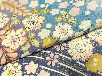 平和屋着物●豪華振袖　絞り　辻が花　暈し染め　金彩　やまと誂製　正絹　逸品　AABI9372fy