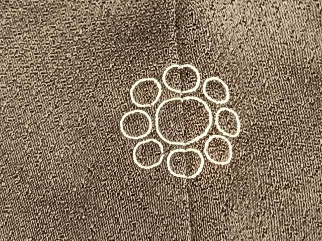 平和屋着物●訪問着　刺繍　立波箔散らし文　金糸　金彩　正絹　逸品　AABI9373fy