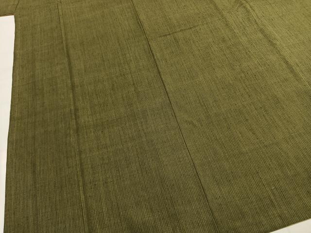 平和屋着物●上質な紬　縞　正絹　逸品　AABI9381fy