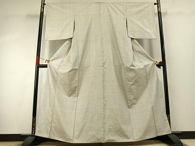 平和屋着物○本場大島紬 白大島 100亀甲 総詰め 正絹 逸品 AABI9383fy