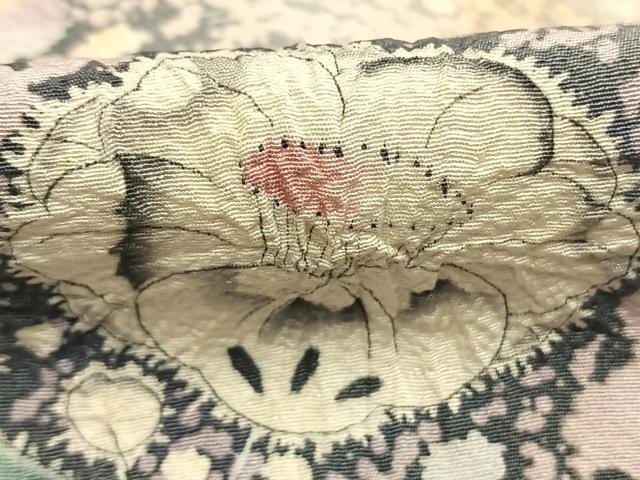 平和屋着物●越後十日町の一流染匠　桐屋・翠山工房　訪問着　絞り　辻が花　暈し染め　正絹　逸品　AABI9390fy