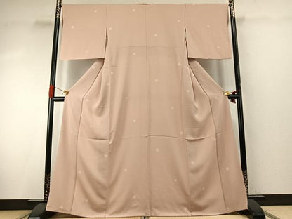 平和屋着物●上質な小紋　鹿の子丸文　ますいわ屋扱い　正絹　逸品　AABI9398fy