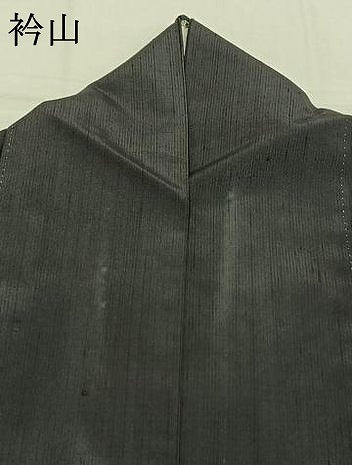平和屋着物●訪問着　紬地　霞取り花文　正絹　逸品　AABI9420fy