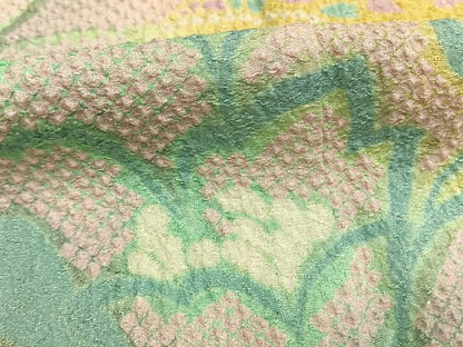 平和屋着物●豪華振袖　舞花文　暈し染め　銀通し地　さが美扱い　正絹　逸品　未使用　AABI9439fy