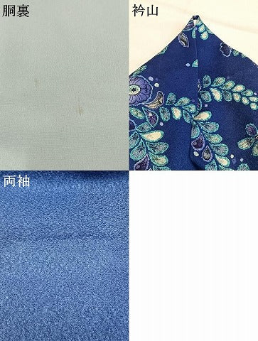 平和屋着物●豪華振袖　作家物　辻が花　暈し染め　金彩　正絹　逸品　AABI9443fy