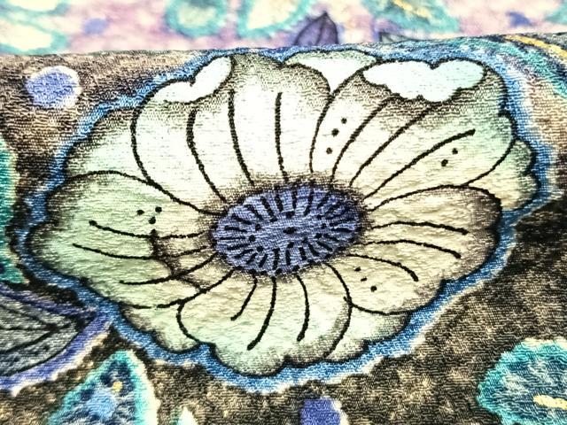 平和屋着物●豪華振袖　作家物　辻が花　暈し染め　金彩　正絹　逸品　AABI9443fy