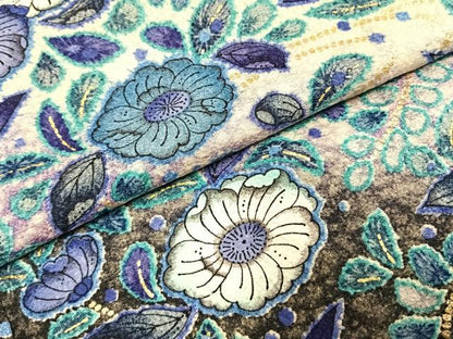 平和屋着物●豪華振袖　作家物　辻が花　暈し染め　金彩　正絹　逸品　AABI9443fy