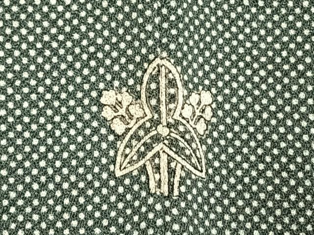 平和屋着物●五所栄　江戸小紋　行儀　正絹　逸品　未使用　AABI9448fy