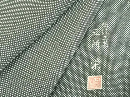 平和屋着物●五所栄　江戸小紋　行儀　正絹　逸品　未使用　AABI9448fy