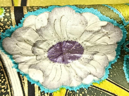 平和屋着物●豪華振袖　絞り　辻が花　暈し染め　金彩　正絹　逸品　AABI9449fy