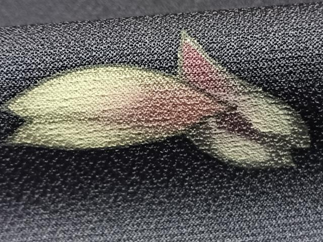 平和屋着物●豪華振袖　舞桜文　暈し染め　正絹　逸品　AABI9453fy