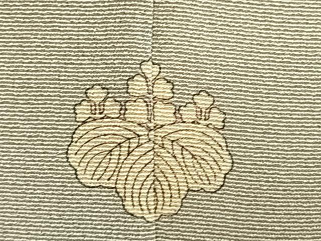 平和屋着物●訪問着　友禅　作家物　草花文　暈し染め　金彩　正絹　逸品　AABI9463fy