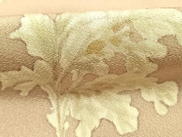 平和屋着物●手描友禅女流作家　一色生子　訪問着　草花文　正絹　逸品　未使用　AABI9469fy