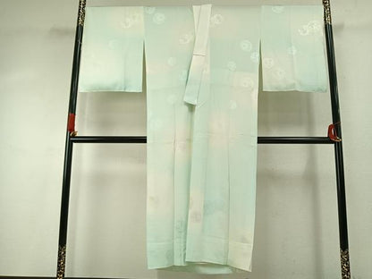 平和屋着物●長襦袢　無双仕立て　毬　暈し染め　正絹　逸品　AABI9471fy