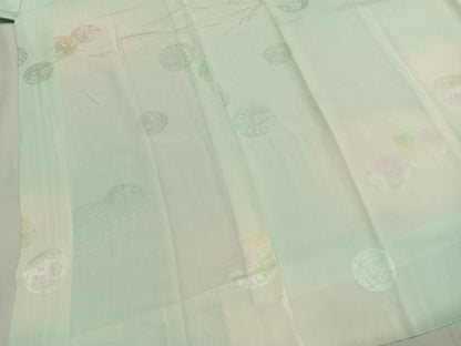 平和屋着物●長襦袢　無双仕立て　毬　暈し染め　正絹　逸品　AABI9471fy