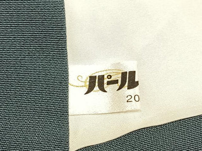 平和屋着物●訪問着　総刺繍　草花文　暈し染め　金銀糸　正絹　逸品　AABI9474fy