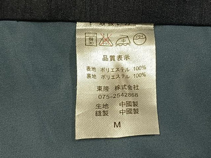 平和屋着物●男性　色無地　紺青色　洗える着物　AABI9480fy