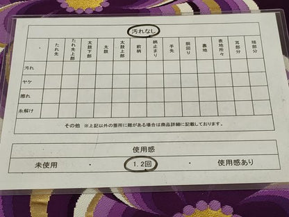 平和屋着物◎六通柄袋帯　唐織　舞花文　金糸　正絹　逸品　AABI9484ou
