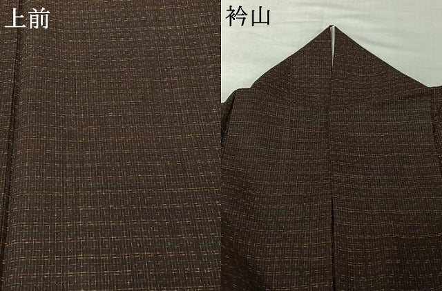 平和屋着物▽小紋　単衣　横段文　AABI9525jh