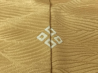平和屋着物▽訪問着　単衣　刺繍　菱文　暈し染め　銀糸　正絹　逸品　AABI9539jh