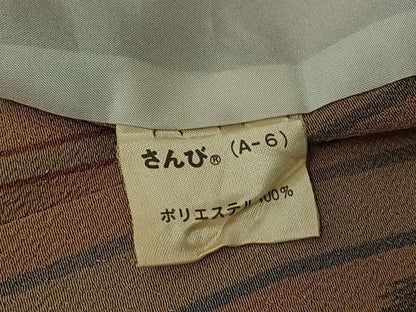 平和屋着物▽小紋　単衣　蚊絣文　さんび謹製　洗える着物　AABI9551jh