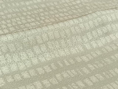 平和屋着物▽上質な小紋　単衣　幾何学文様　正絹　逸品　AABI9555jh