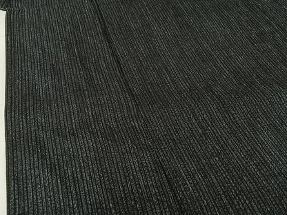 平和屋着物▽男性　紬　単衣　縞　正絹　逸品　AABI9602jh