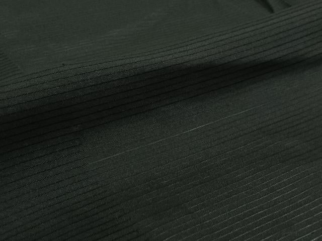 平和屋着物▽男性　羽織　黒紋付　絽　暗紅色　正絹　逸品　AABI9610jh