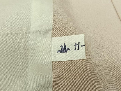 平和屋着物▽訪問着　単衣　総刺繍　舞桜文　暈し染め　正絹　逸品　AABI9619jh