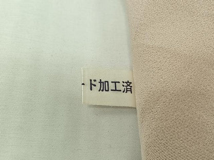 平和屋着物▽訪問着　単衣　総刺繍　舞桜文　暈し染め　正絹　逸品　AABI9619jh