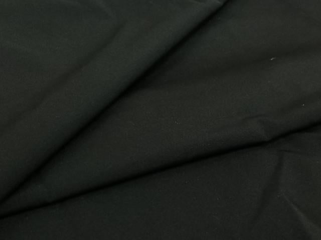 平和屋着物▽男性　黒紋付　単衣　暗黒色　キングサイズ　洗える着物　AABI9622jh
