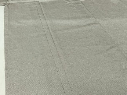 平和屋着物▽本塩沢　単衣　霞文　正絹　逸品　AABI9630jh