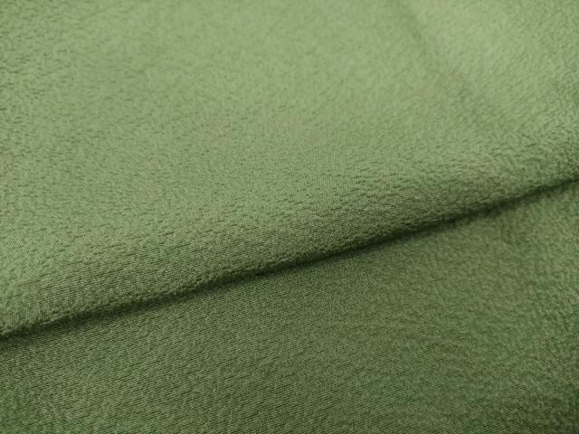 平和屋着物●上質な色無地　岩井茶色　正絹　逸品　AABI9642ck