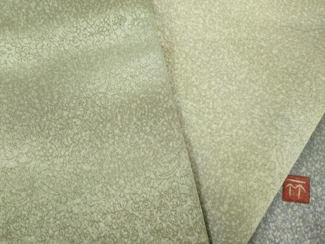 平和屋着物●久保田一竹　幻の辻が花　道中着　霞文　暈し染め　金通し地　ロング丈　正絹　逸品　AABI9648ck