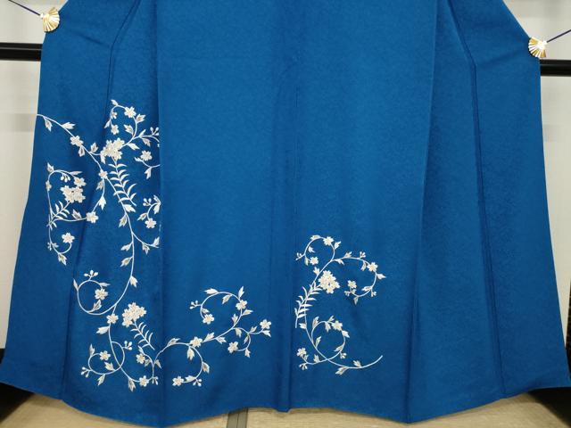 平和屋着物●訪問着　総刺繍　桐竹鳳凰　正絹　逸品　AABI9656ck