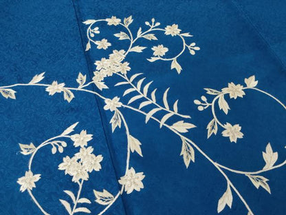 平和屋着物●訪問着　総刺繍　桐竹鳳凰　正絹　逸品　AABI9656ck