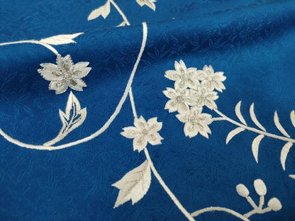 平和屋着物●訪問着　総刺繍　桐竹鳳凰　正絹　逸品　AABI9656ck