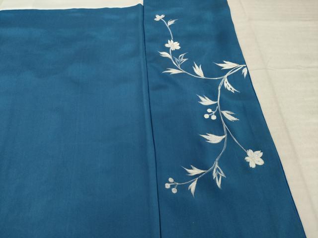 平和屋着物●訪問着　総刺繍　桐竹鳳凰　正絹　逸品　AABI9656ck