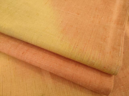 平和屋着物●上質な紬　霞文　正絹　逸品　AABI9657ck
