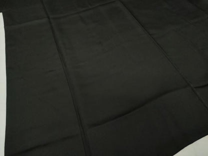 平和屋着物●男性　黒紋付　伊勢丹扱い　正絹　逸品　AABI9666ck