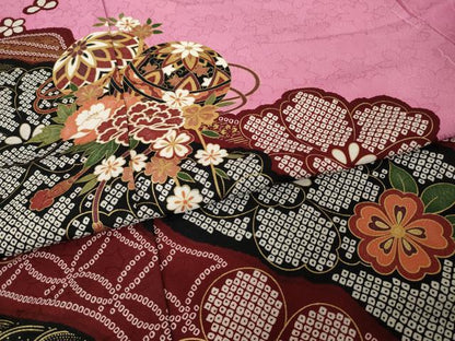 平和屋着物●豪華振袖　花毬文　金彩　仮絵羽　逸品　未使用　AABI9669ck