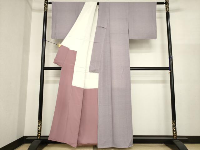 平和屋着物●江戸小紋　鮫小紋柄　正絹　逸品　AABI9671ck