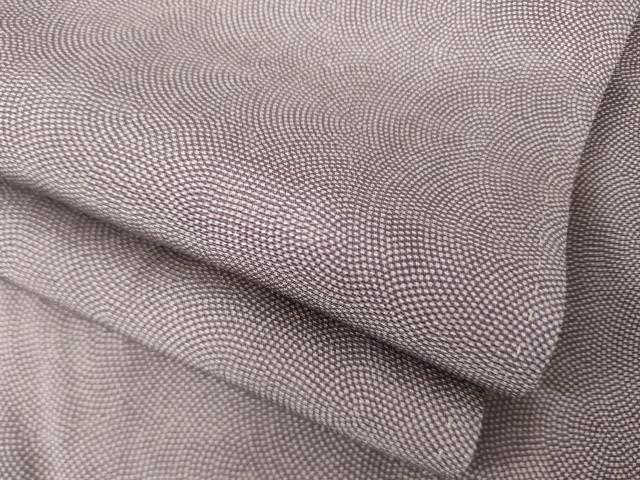 平和屋着物●江戸小紋　鮫小紋柄　正絹　逸品　AABI9671ck