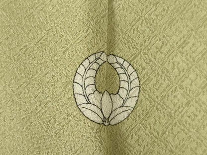 平和屋着物●豪華色留袖　駒刺繍　地紙花文　金彩　ますいわ屋扱い　正絹　逸品　AABI9673ck