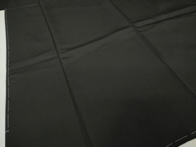 平和屋着物●男性　黒紋付　正絹　逸品　未使用　AABI9675ck