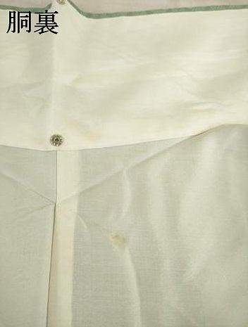 平和屋着物●上質な色無地　麻の葉文様　利休鼠色　正絹　逸品　AABI9676ck