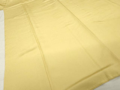 平和屋着物●上質な色無地　榛色　正絹　逸品　未使用　AABI9677ck